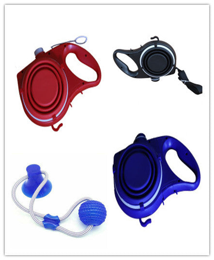 Water bottle cup dog leash