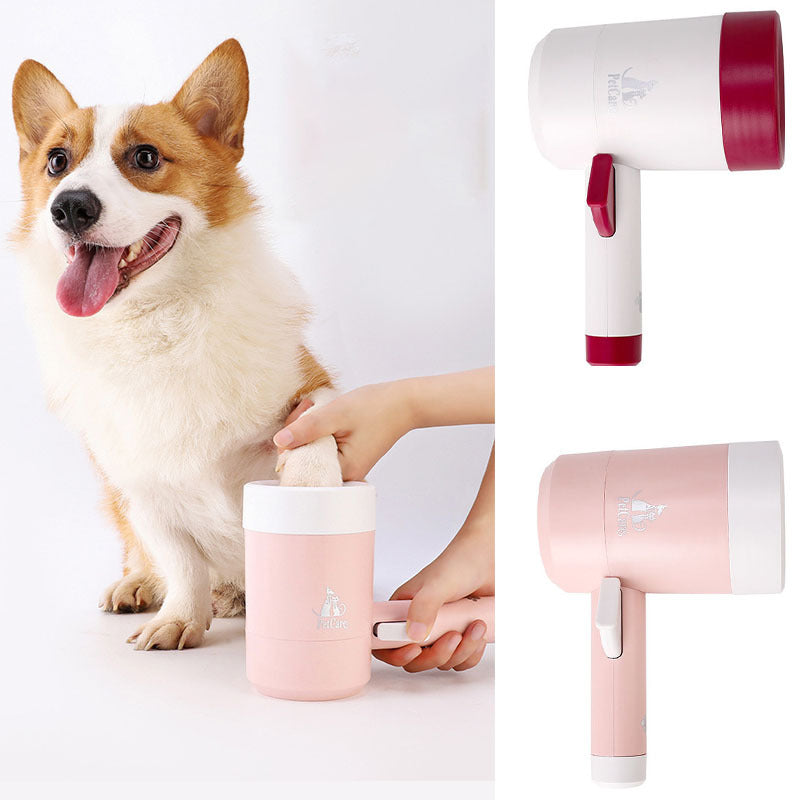 Soft Silicone Dog Paw Cleaning Cup