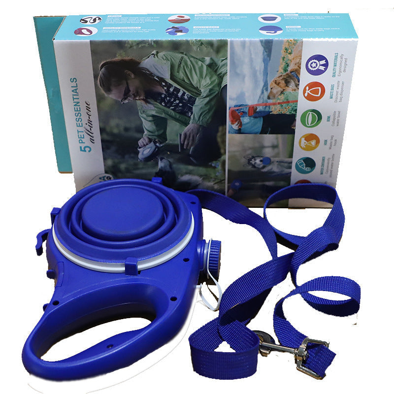 Water bottle cup dog leash