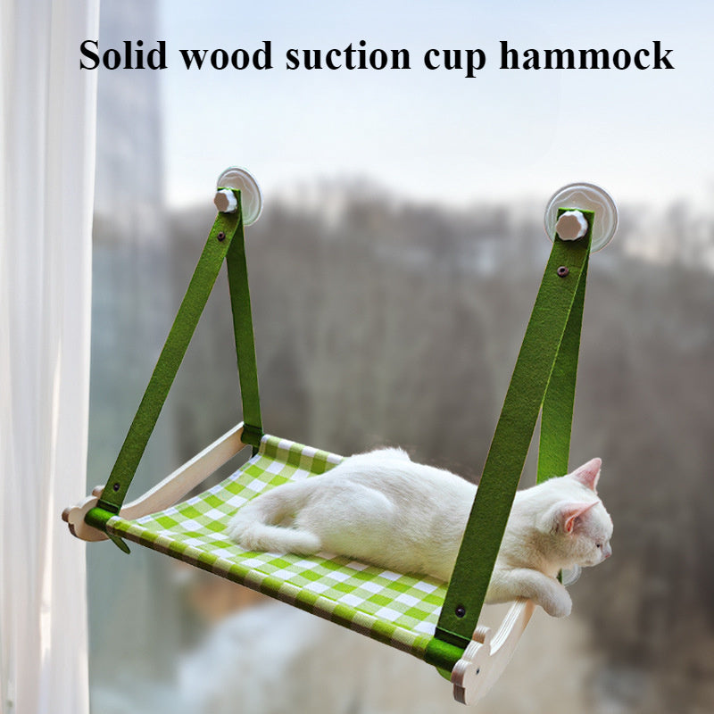 Durable Wooden Cat Hammock