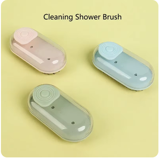 Dog Bath Brush with Shampoo Dispenser 