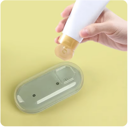 Dog Bath Brush with Shampoo Dispenser 