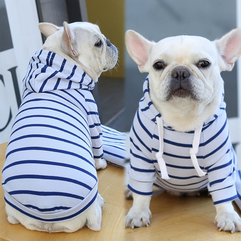 Hoodie with Stripes