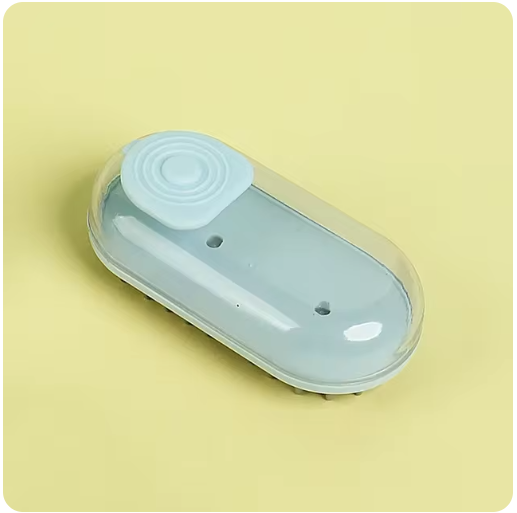 Dog Bath Brush with Shampoo Dispenser 