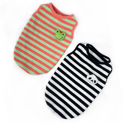 Striped Vest Type Clothing