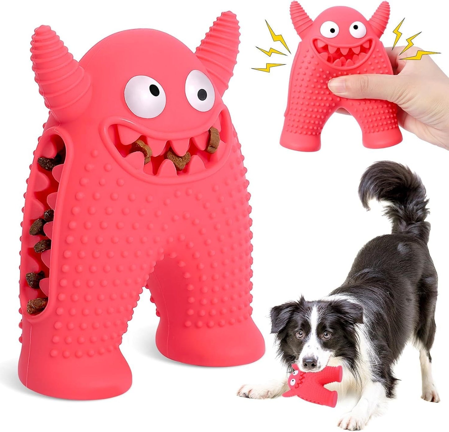 Natural Rubber Toys for Dogs with Squeaky 