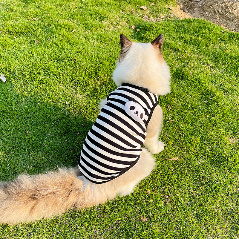 Striped Vest Type Clothing