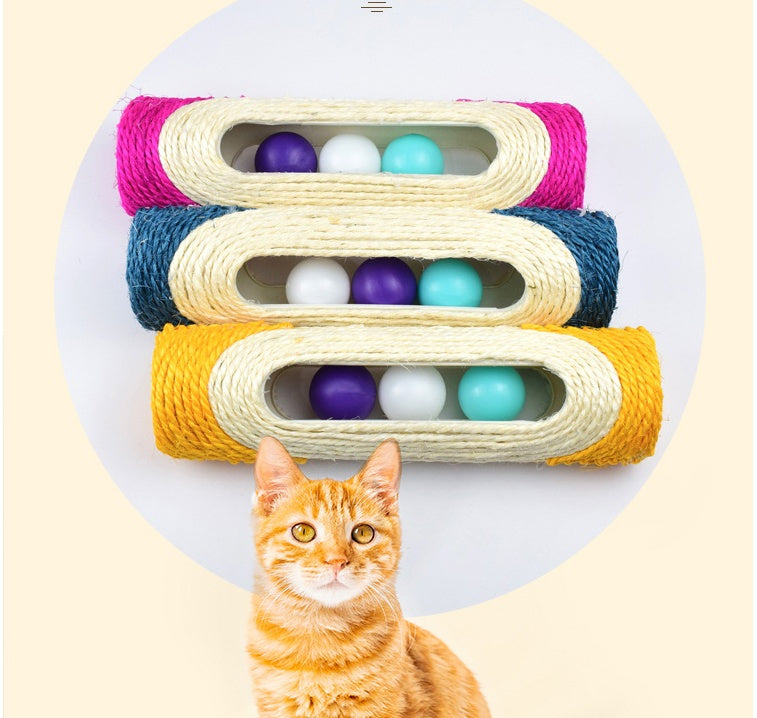 Long Sisal Drum Cat Toys