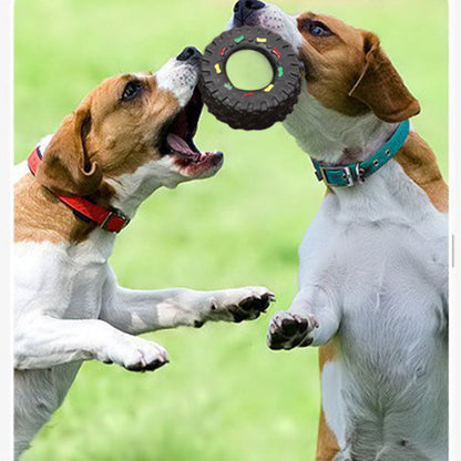 Small Tire Pet Sound Toys with Glue